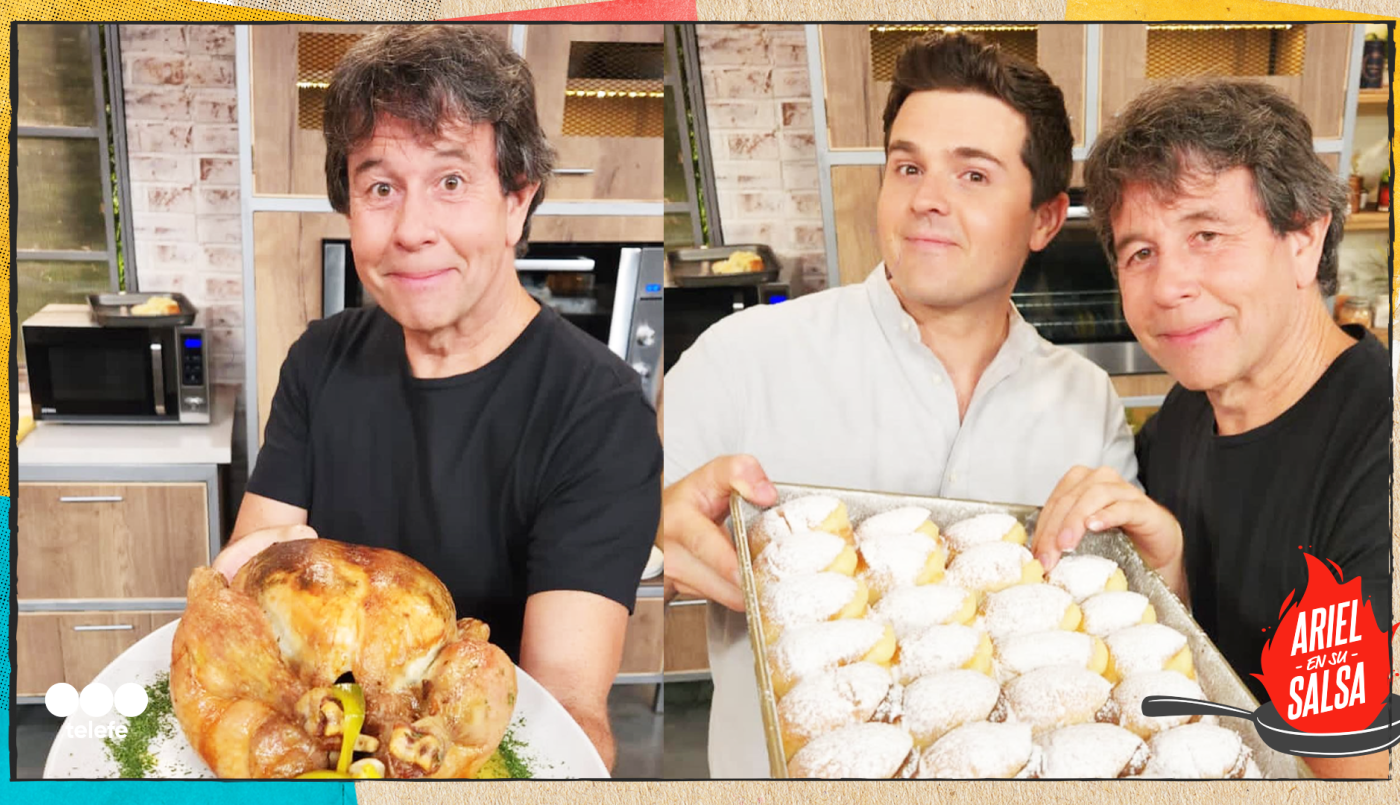 Receta de Pollo roti con salsa romesco y Miguelitos de postre | Recetas