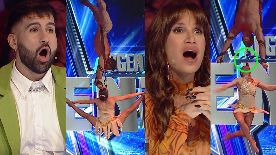 Se colgó del aire con sus propios dientes y a todos les dio impresión | Mejores momentos