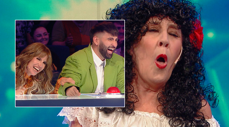 Una "falsa española" cantó cacareando y se ganó el amor de todos a pesar de las 4 cruces | Mejores momentos