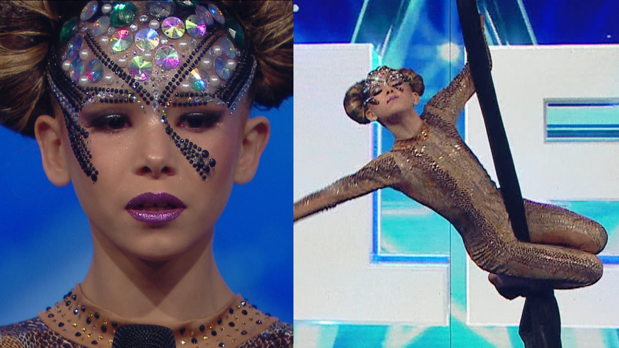 Tiene 10 anos hizo acrobacia en telas y se emociono Estoy feliz porque lo hice | Mejores momentos