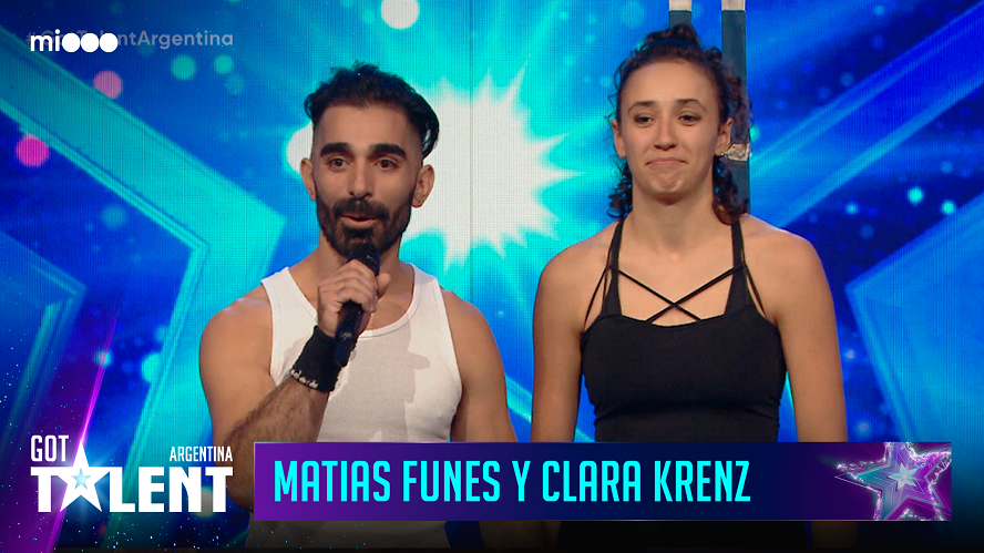 Matias Funes y Clara Krenz - Acrobacia aerea | Audiciones