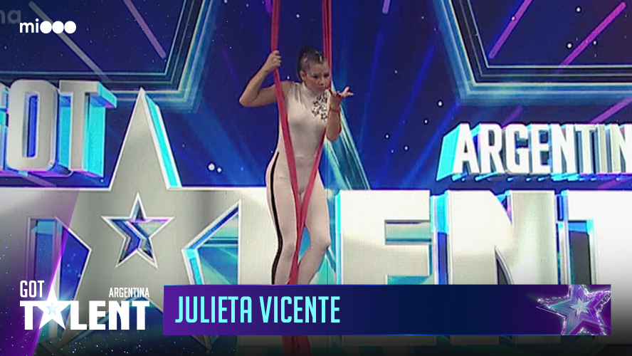 Julieta Vicente de 13 anos - Acrobacia aerea | Audiciones