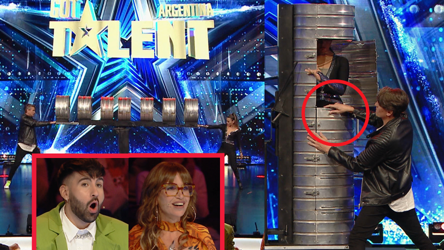 ¿Cómo lo hizo? Un ilusionista "cortó" a su asistente en varias partes | Mejores momentos