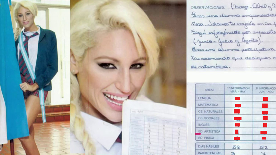 El equipo de Vero Lozano mostró su boletín del colegio: el de Vicky Xipolitakis llamó la atención de todos | Exclusivos