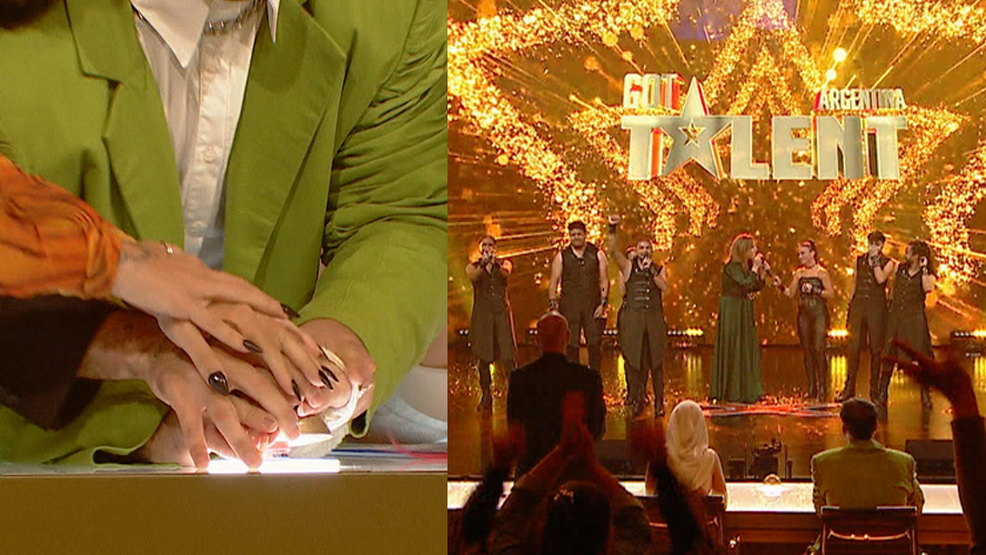 El jurado de Got Talent ayudó a Abel Pintos a tocar el botón dorado para Imperio Gaucho | Mejores momentos