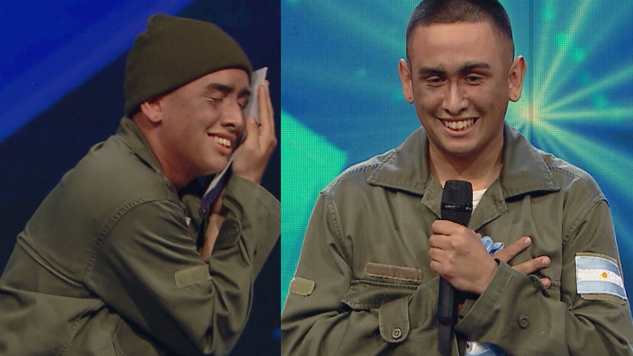 Hizo una performance en homenaje a los ex combatientes de las Islas Malvinas | Mejores momentos