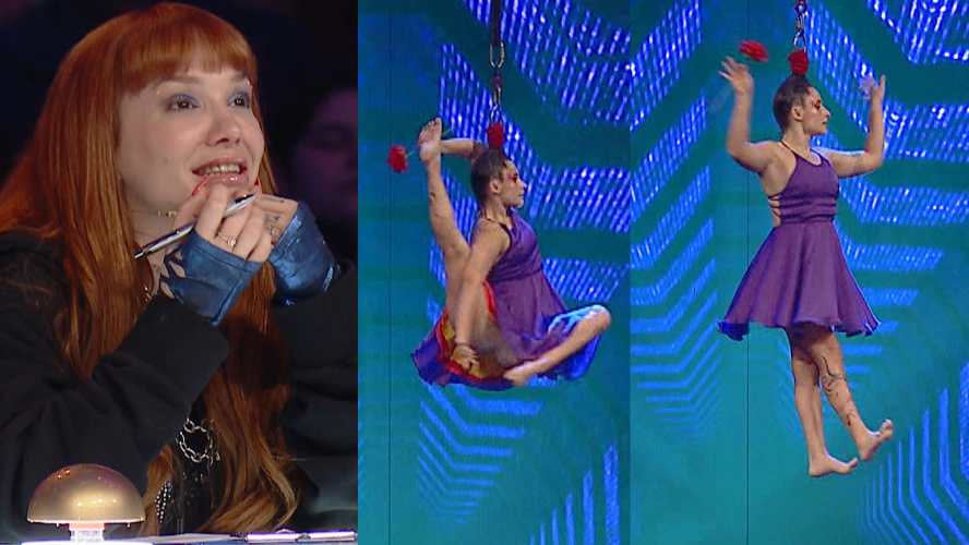 Bailó en el aire con la suspensión capilar: la propuesta diferente de una participante | Mejores momentos