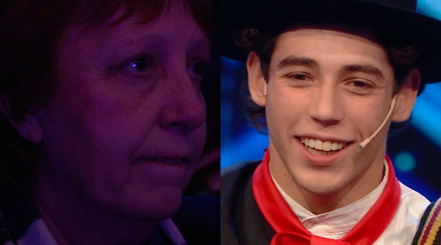 Braian Simaldoni sorprendió a sus abuelos con un recitado dedicado para ellos | Mejores momentos