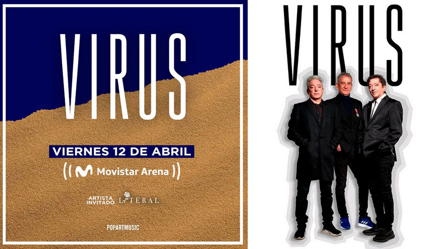Virus llega por primera vez al Movistar Arena el viernes 12 de abril | Cartelera