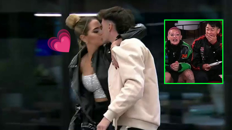 El beso apasionado de Alan y Sabrina: ¡reacción multitudinaria de aprobación! | Mejores momentos