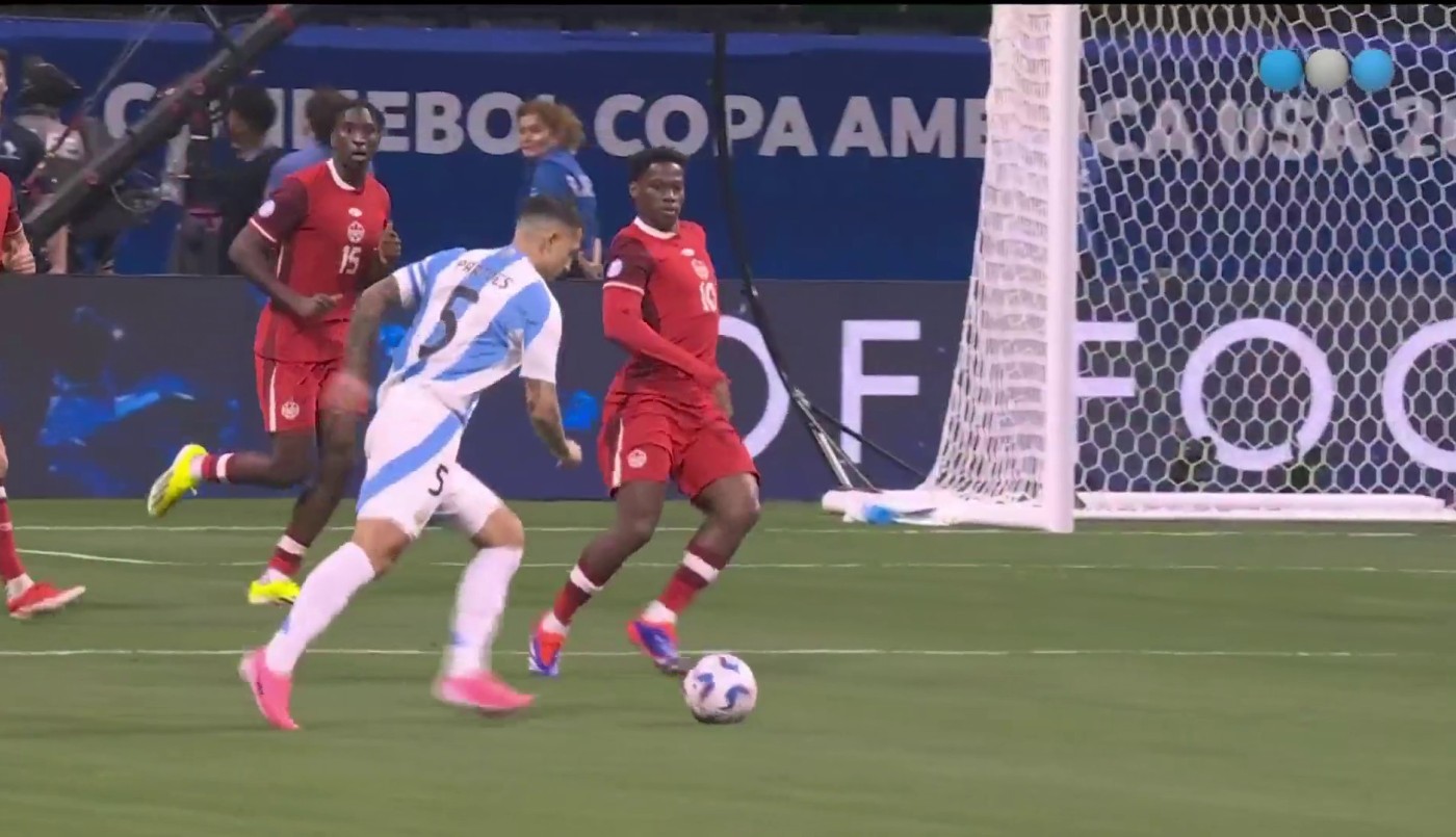 Un derechazo de Leandro Paredes casi abre el partido - Argentina vs. Canadá - Copa América | Mejores momentos