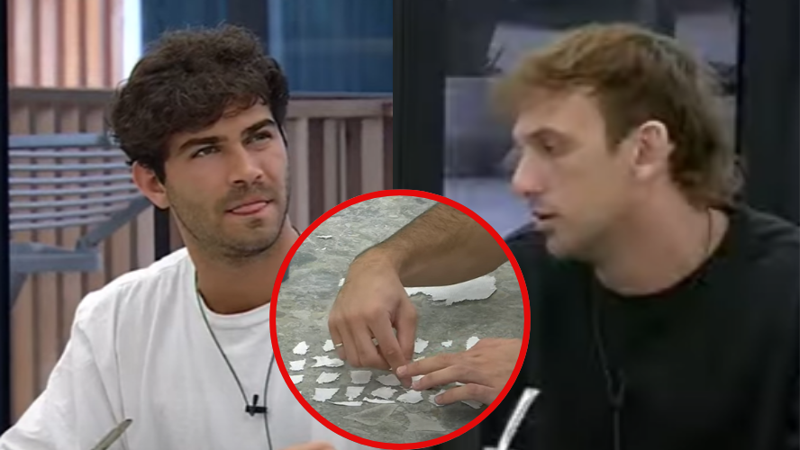 Pura memoria: Nicolas y Bautista marcaron los ingresos y las salidas de la casa con servilletas | Mejores momentos