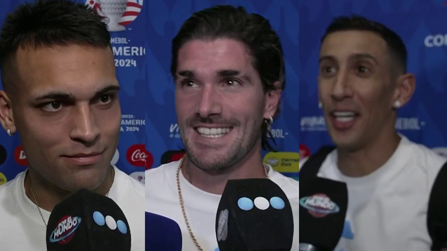 Ángel Di María, Rodrigo De Paul y Lautaro Martínez hablaron en exclusiva con Marley | Mejores Momentos