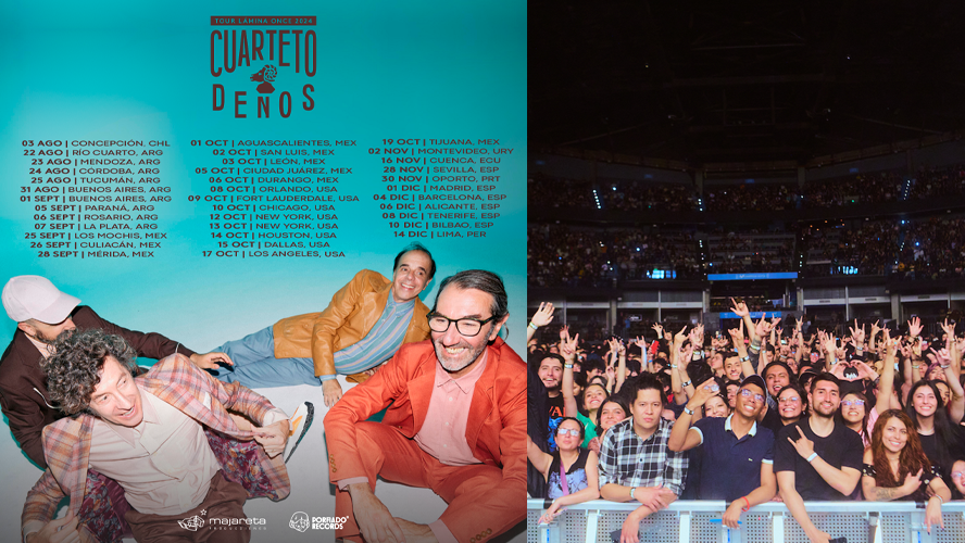Cuarteto de Nos realizará una gira por distintas ciudades de Argentina 2024 | Cartelera