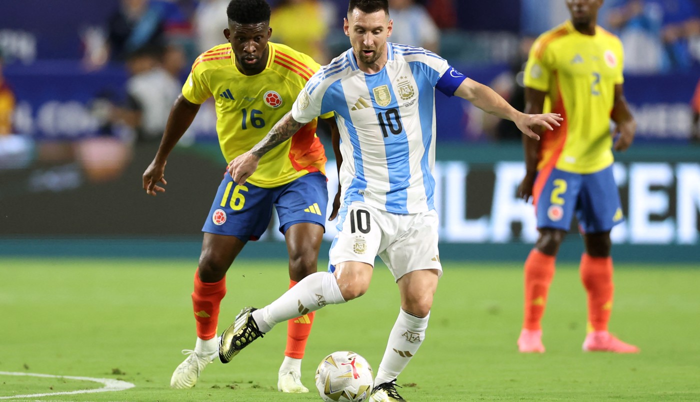 Lionel Messi casi tuvo el primero con una gran jugada colectiva - Argentina vs. Colombia - Final Copa América 2024 | Mejores momentos