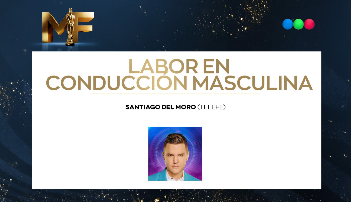 Santiago del Moro, mejor labor en conducción masculina | Ganadores