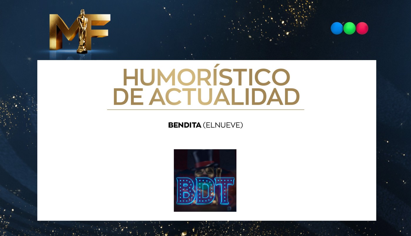 Bendita, mejor programa humorístico/de actualidad | Ganadores