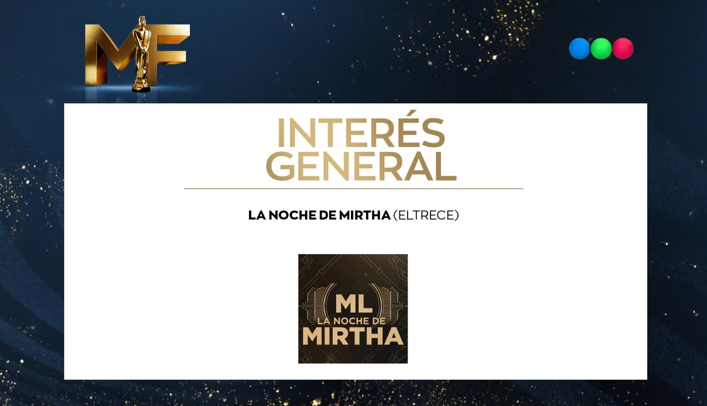 La noche de Mirtha, mejor programa de interés general | Ganadores