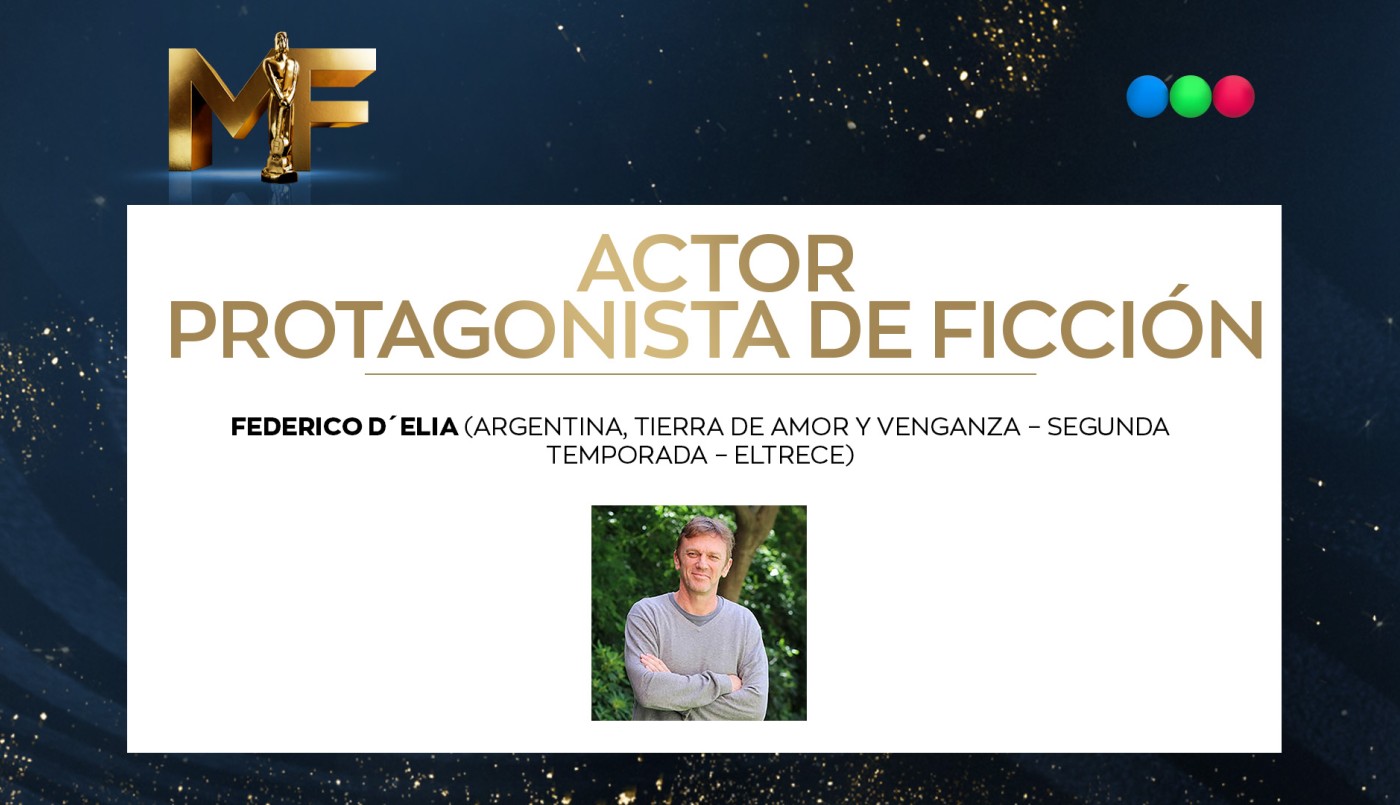 Federico D'Elía, mejor actor protagonista de ficción | Ganadores