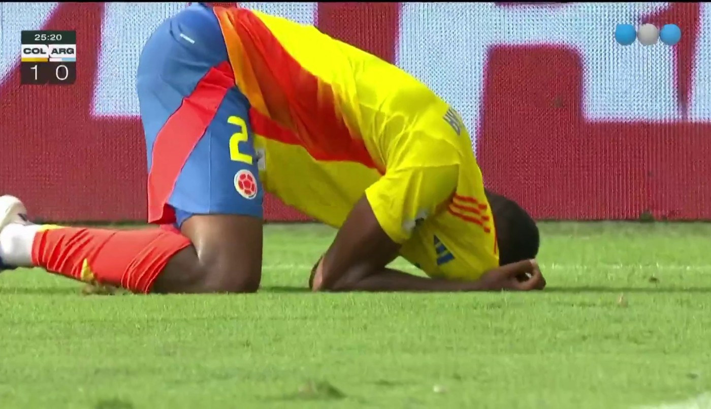 Gol de Yerson Mosquera para el 1 a 0 de Colombia vs. Argentina | Mejores momentos