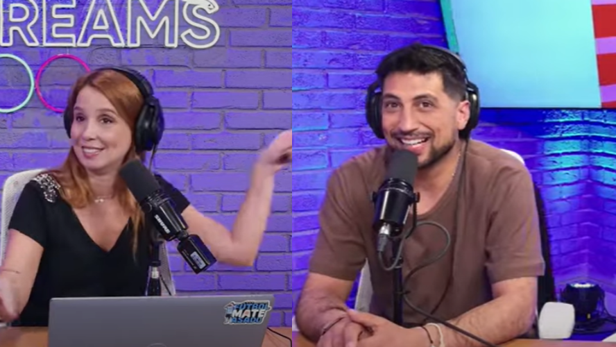 El beso de Goldi en los Martin Fierro | Mejores Momentos