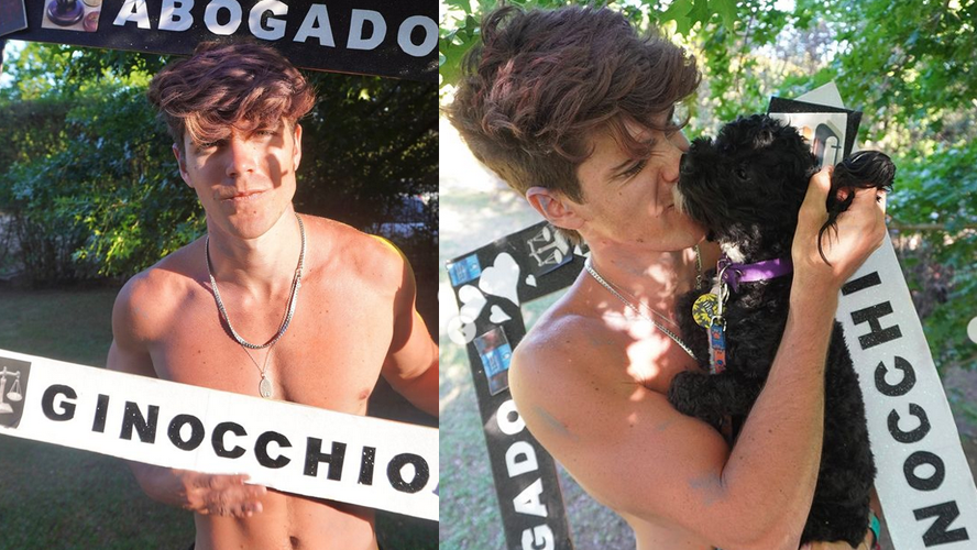 Marcos Ginocchio se recibió de abogado | Espectáculos