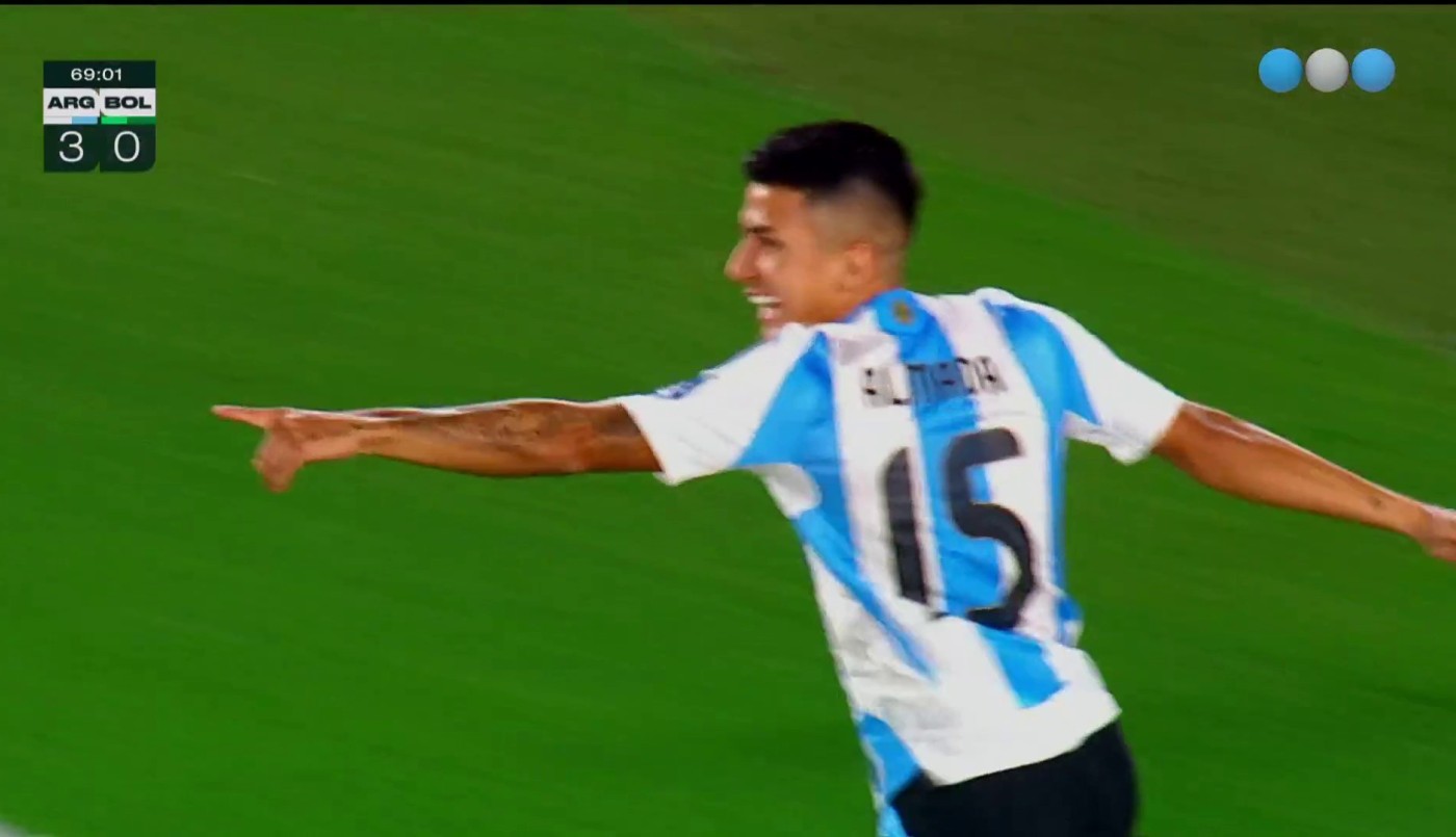 ¡Golazo de Thiago Almada para el 4-0! Argentina vs. Bolivia | Mejores momentos