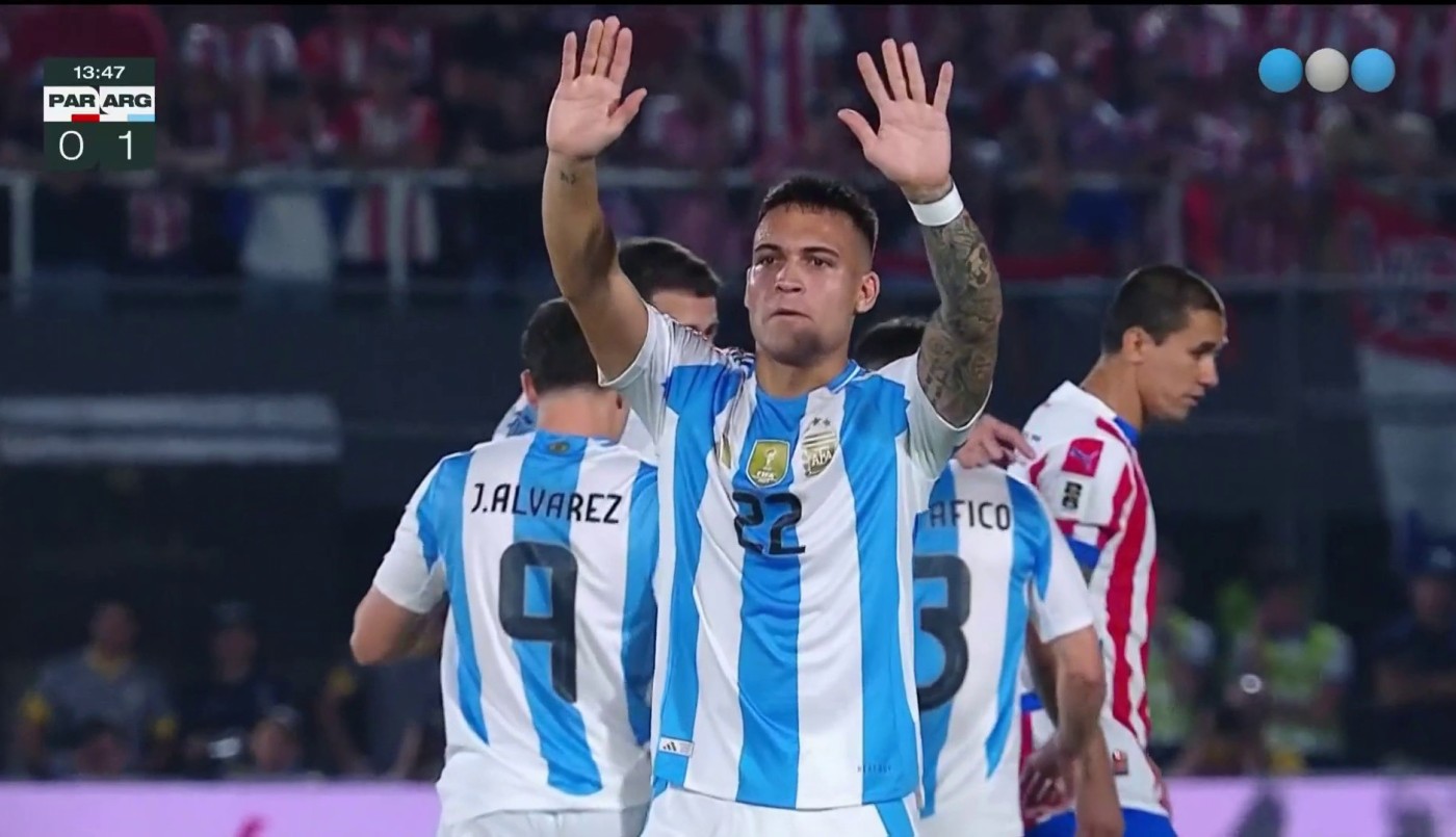 ¡Gol de Lautaro Martínez! El VAR corrigió para el 1 a 0 - Paraguay vs. Argentina | Mejores momentos