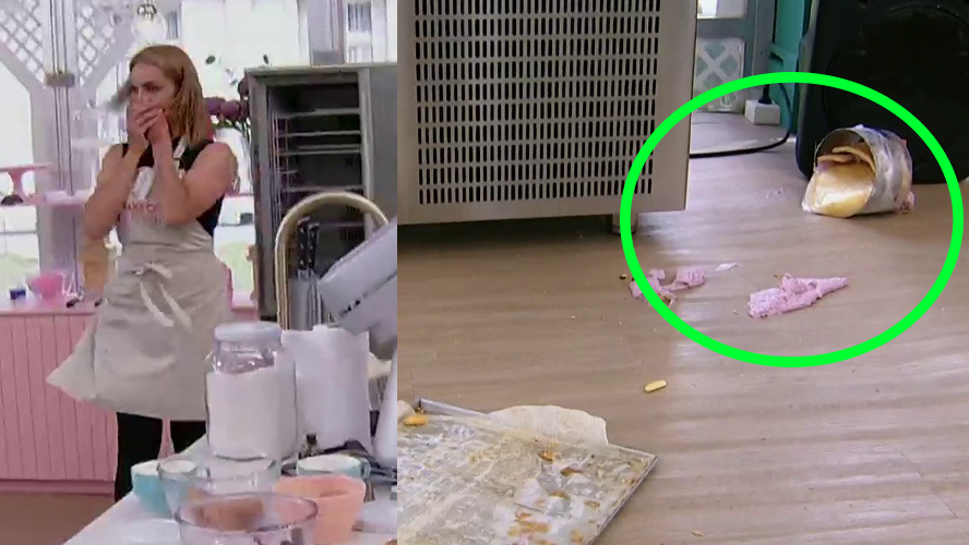 El grave accidente de Eliana Guercio: se cayó su torta al suelo | Mejores momentos