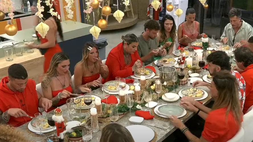 A pura emocion en la casa de Gran hermano: Así se vivió la noche de navidad | Mejores momentos