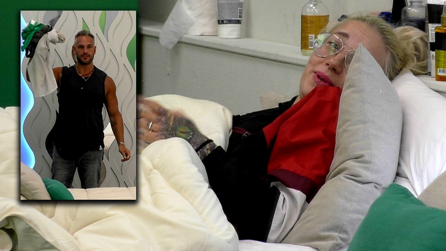 El vello púbico de Katia generó disgusto en el cuarto de los hombres | Mejores momentos