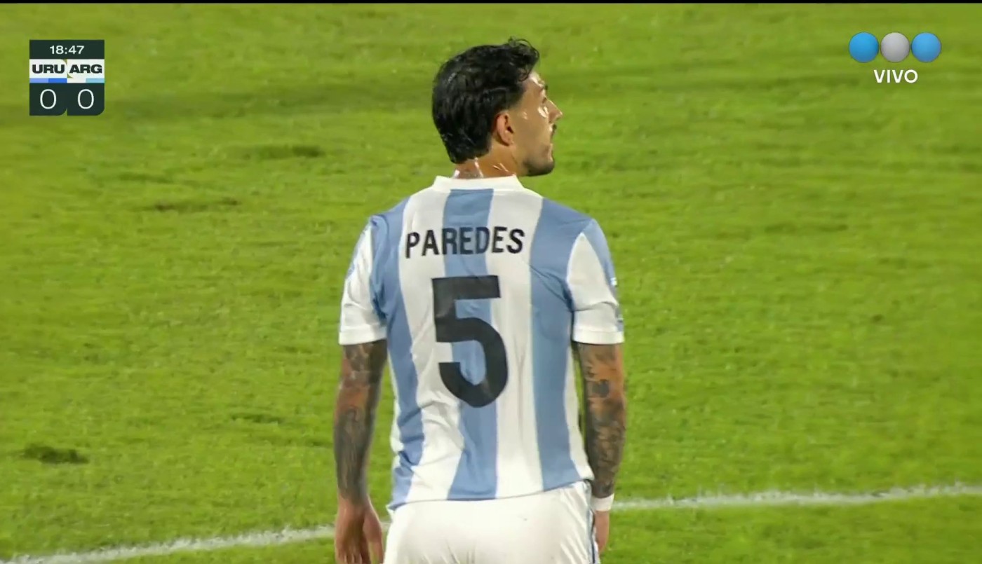 Paredes tuvo el primer remate al arco del partido - Uruguay vs. Argentina - Eliminatorias 2026 | Mejores momentos