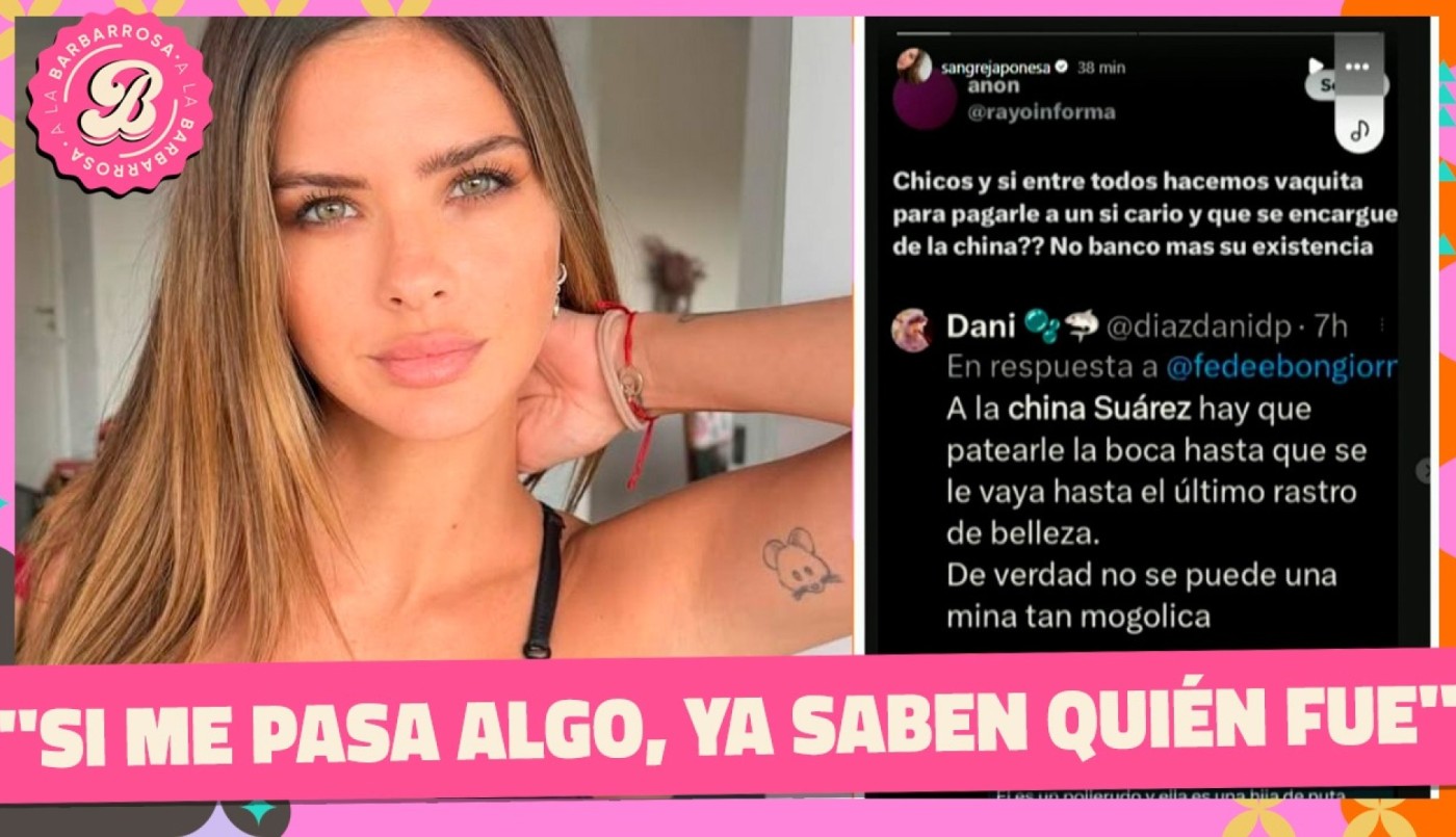 Amenazas a La China Suárez en las redes sociales: “Si me pasa algo ya saben quien fue” | Mejores Momentos