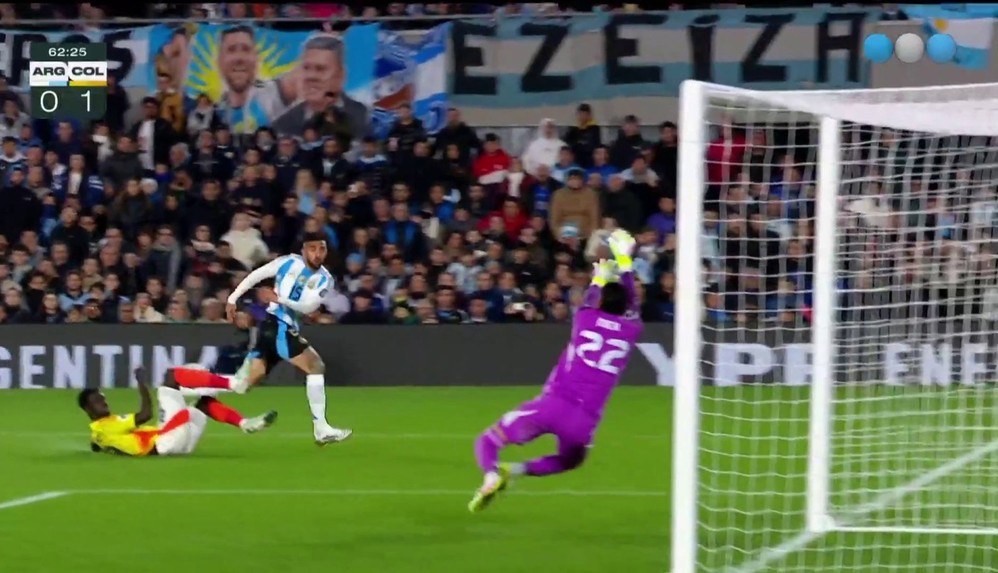 Nico González y Enzo Fernández casi tienen el empate - Argentina vs. Colombia - Eliminatorias 2026 | Mejores momentos