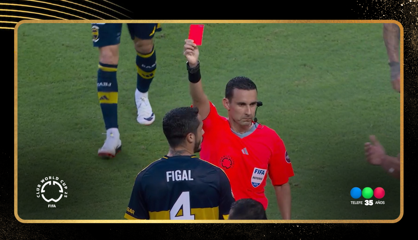 La tonta expulsión de Nicolás Figal - Boca vs. Benfica - Mundial de Clubes 2025 | Mejores momentos