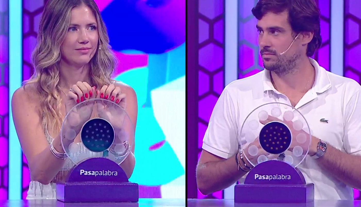 Stephanie Demner y Guido Pella hicieron terapia de pareja en Pasapalabra | Exclusivos