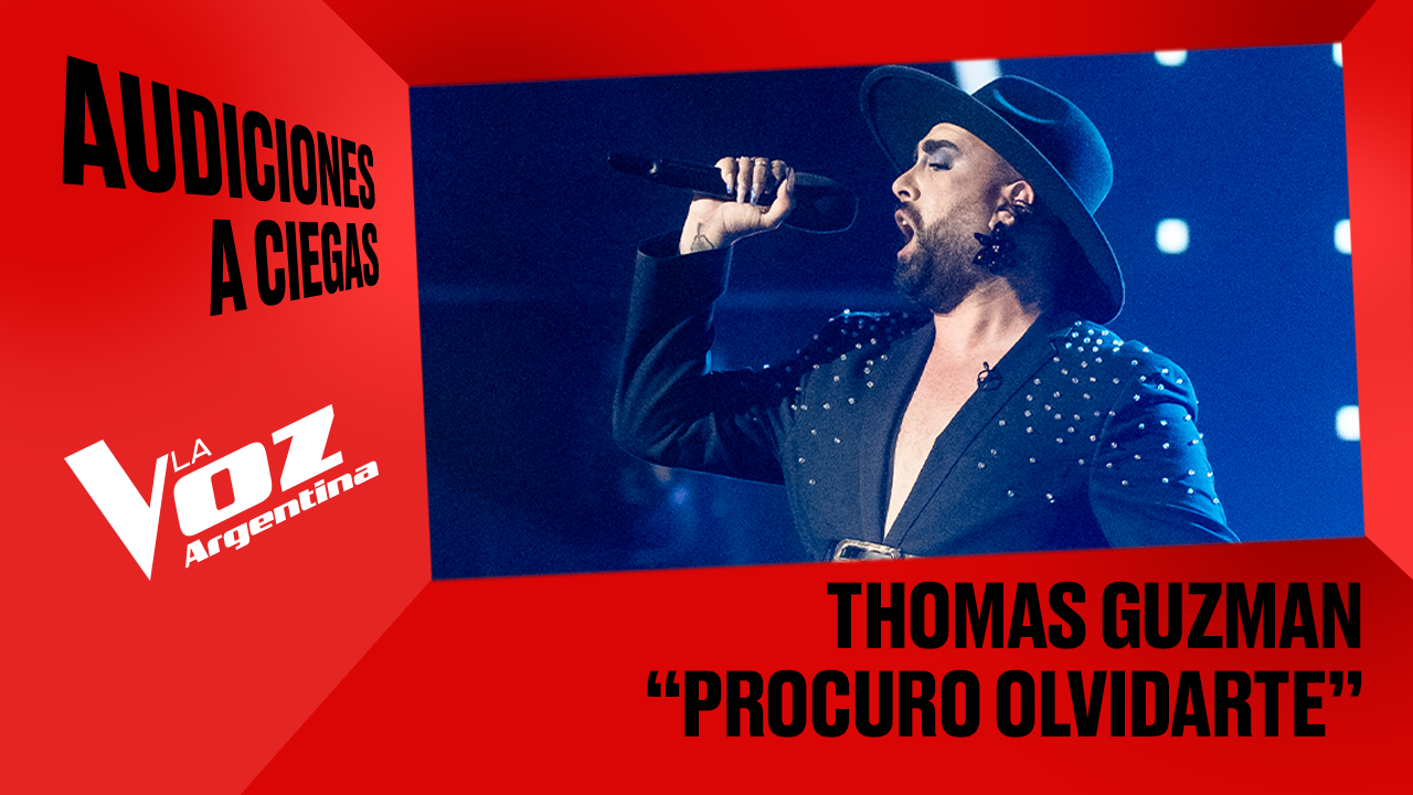 Thomas Guzmán - "Procuro olvidarte" - Audiciones a ciegas - La Voz Argentina 2025 | Audiciones a ciegas 2025
