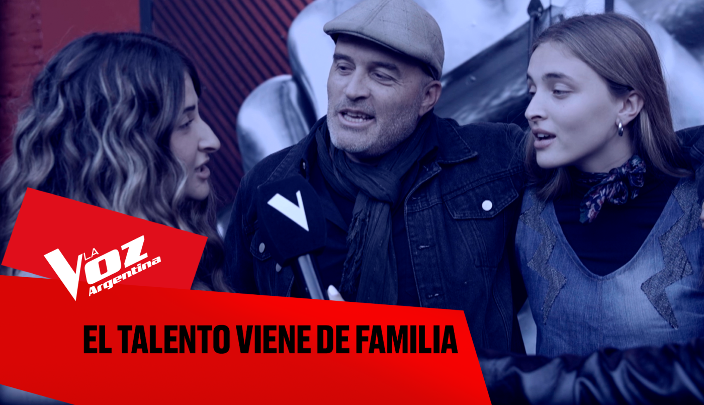 Paloma del Carril sorprendió al cantar junto a su padre y su hermana tras la audición a ciegas | Exclusivos