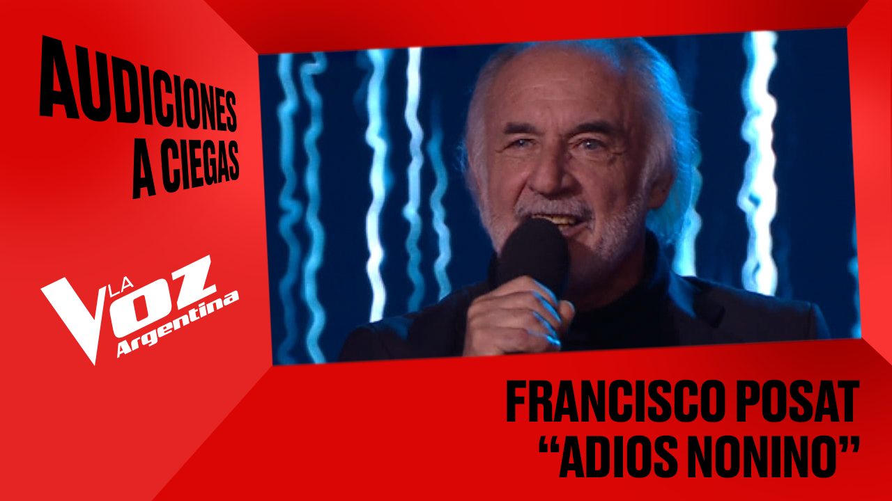 Francisco Posat - "Adiós Nonino" - Audiciones a ciegas - La Voz Argentina 2025 | Audiciones a ciegas 2025