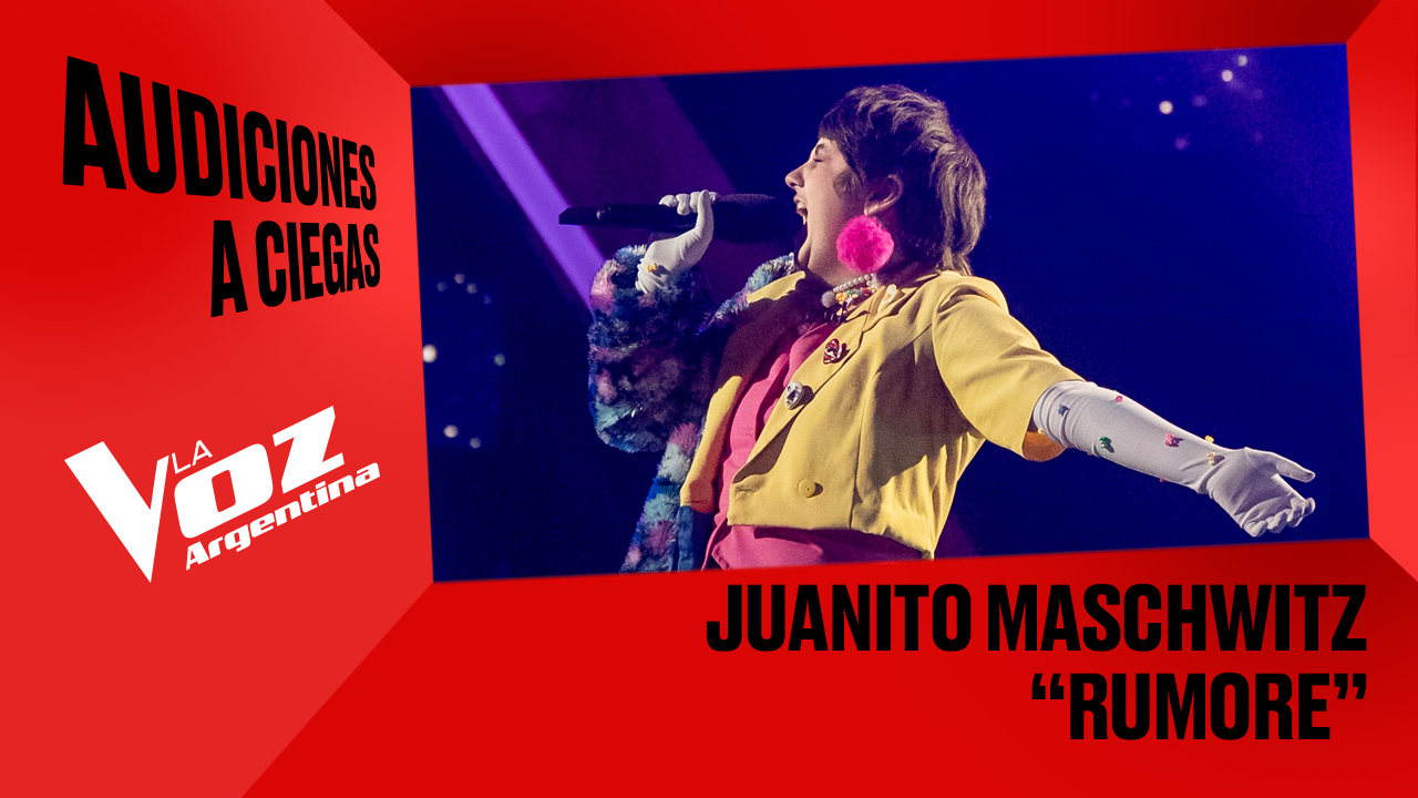 Juanito Maschwitz - "Rumore" - Audiciones a ciegas - La Voz Argentina 2025 | Audiciones a ciegas 2025