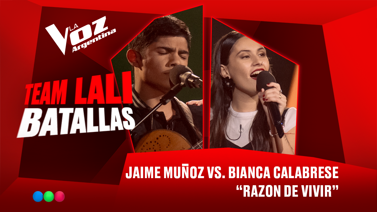 Jaime Muñoz vs. Bianca Calabrese - "Razón de vivir" - Batallas - La Voz Argentina 2025 | Batallas 2025