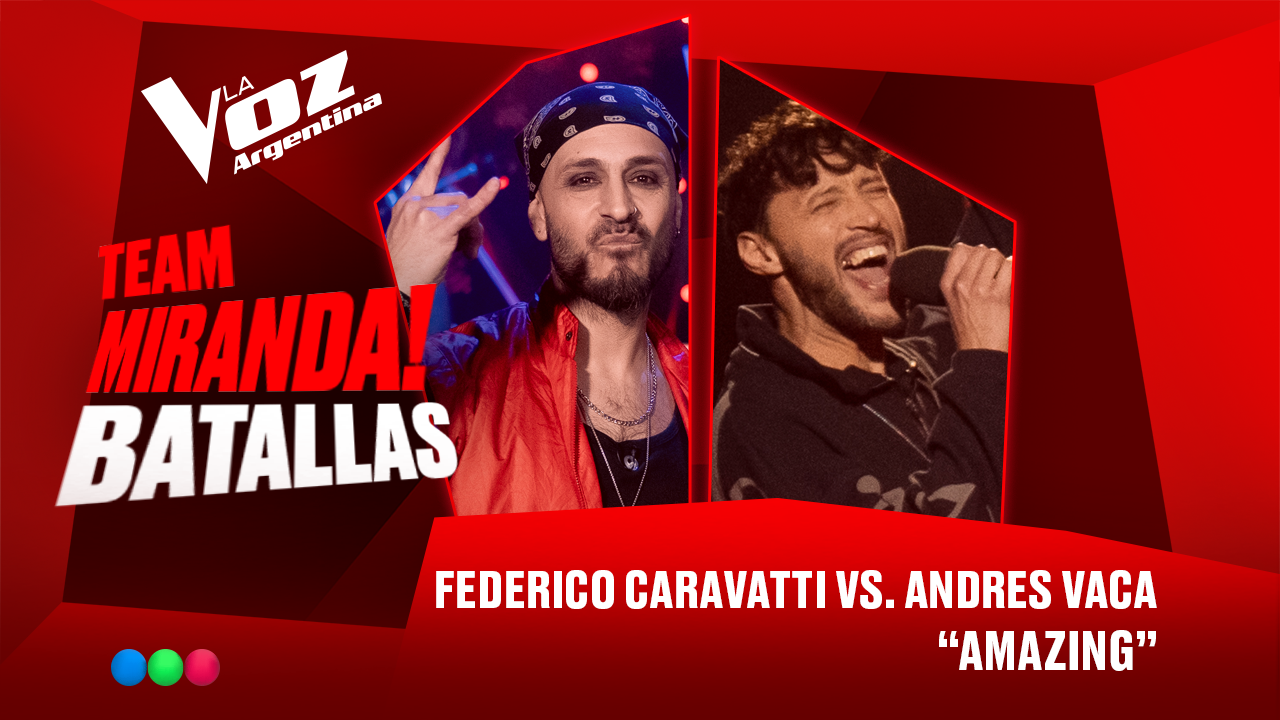 Federico Caravatti vs. Andrés Vaca - "Amazing" - Batallas - La Voz Argentina 2025 | Batallas 2025