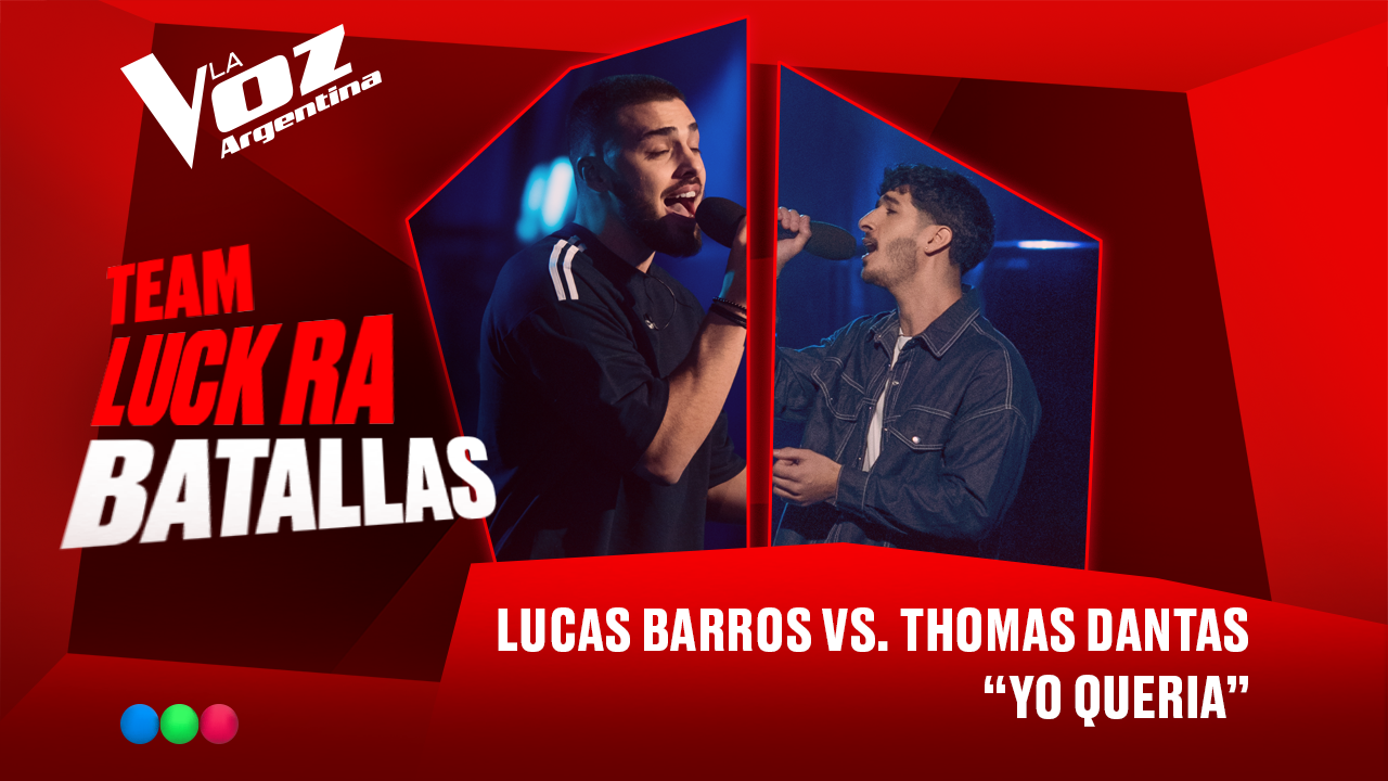 Lucas Barros vs. Thomas Dantas - "Yo quería" - Batallas - La Voz Argentina 2025 | Batallas 2025