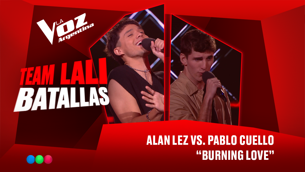 Alan Lez vs. Pablo Cuello - "Burning love" - Batallas - La Voz Argentina 2025 | Batallas 2025