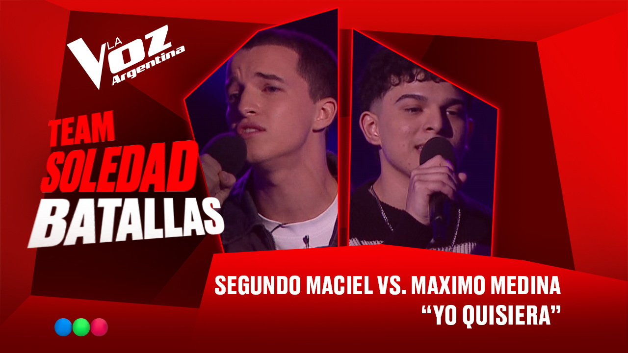 Segundo Maciel vs. Máximo Medina - “Yo quisiera” - Batallas - La Voz Argentina 2025 | Batallas 2025