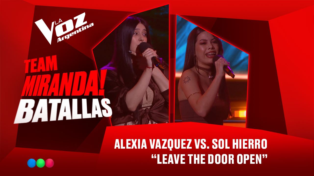 Alexia Vázquez vs. Sol Hierro - "Leave the door open" - Batallas - La Voz Argentina 2025 | Batallas 2025