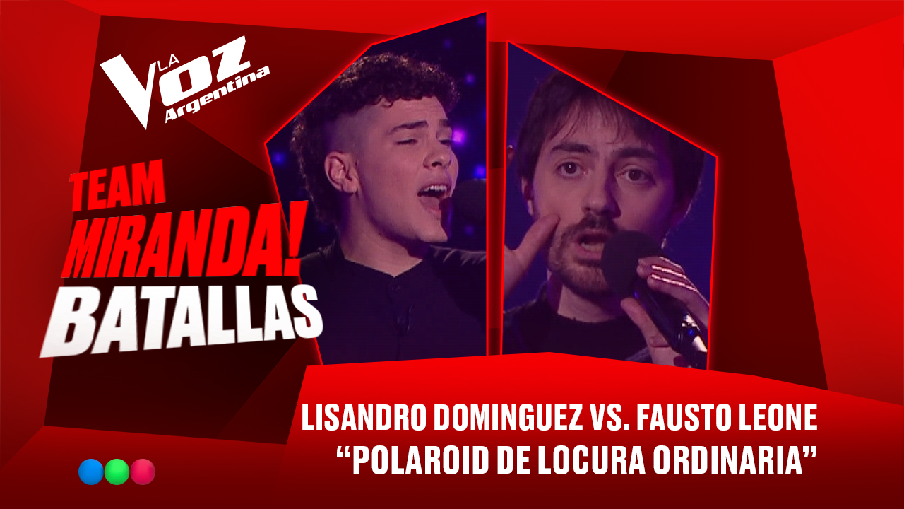 Lisandro Domínguez vs. Fausto Cruz - “Polaroid de locura ordinaria” - Batallas - La Voz Argentina 2025 | Batallas 2025