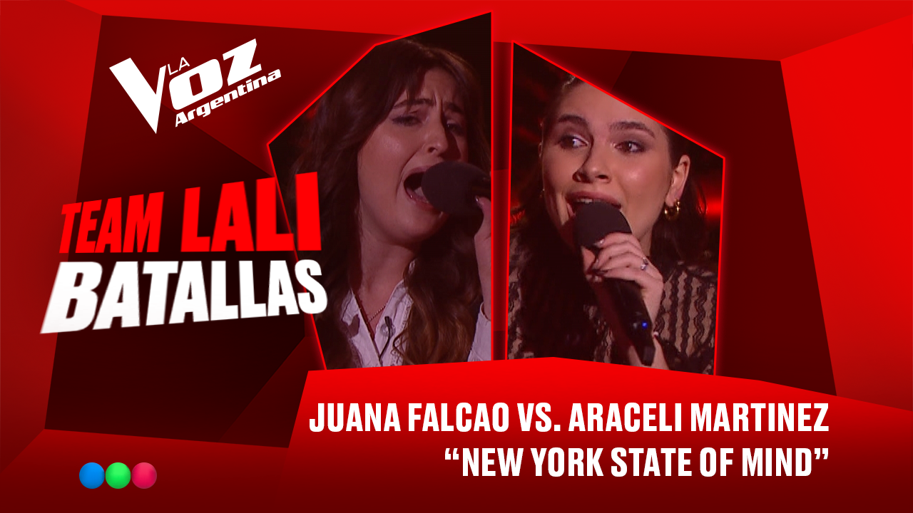 Juana Falcao vs. Araceli Martínez - "New York state of mind" - Batallas - La Voz Argentina 2025 | Batallas 2025