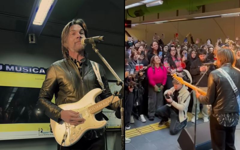 Juanes sorprendió en el subte porteño con un show gratuito en hora pico | Espectáculos