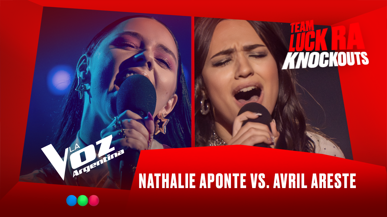 Nathalie Aponte vs. Avril Areste - Team Luck Ra - Knockouts - La Voz Argentina 2025 | Knockouts 2025